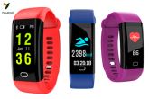Fitness tracker pedometer heart rate monitor smart bracelet F07 color screen smart band